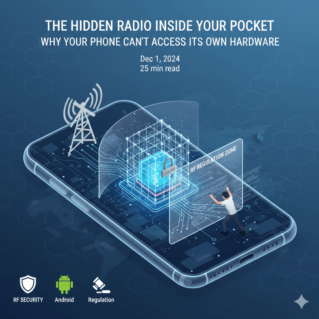 The Hidden Radio Inside Your Pocket: Why Your Phone Can't Access Its Own Hardware