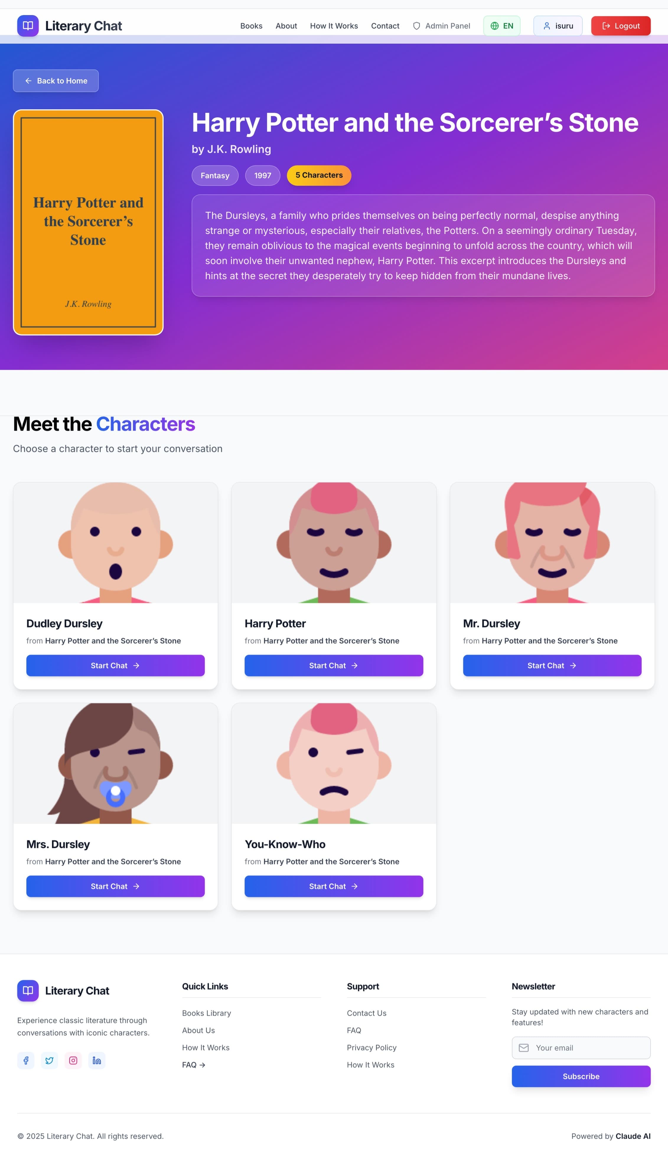 Literary Chat Book Details